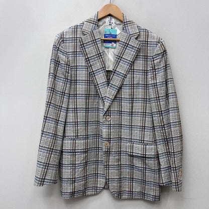 【中古】 cotton check tailored jacket テーラードジャケット G70800 サイズ：50【加古川店】