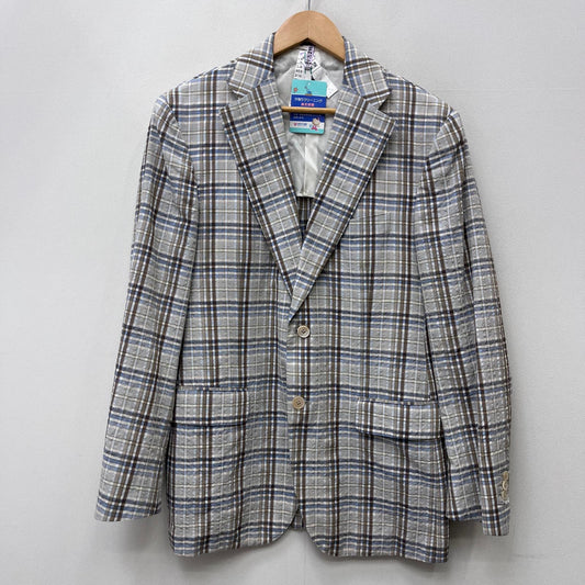 【中古】 cotton check tailored jacket テーラードジャケット G70800 サイズ：50【加古川店】