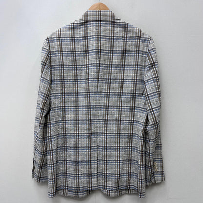 【中古】 cotton check tailored jacket テーラードジャケット G70800 サイズ：50【加古川店】