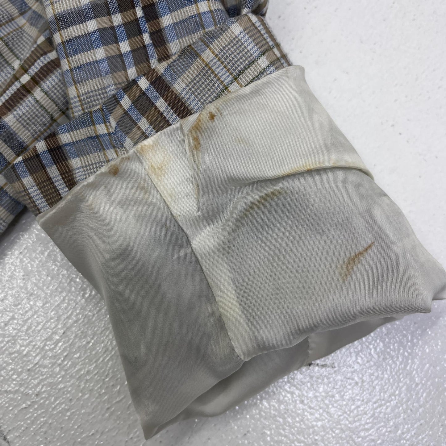【中古】 cotton check tailored jacket テーラードジャケット G70800 サイズ：50【加古川店】