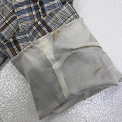 【中古】 cotton check tailored jacket テーラードジャケット G70800 サイズ：50【加古川店】