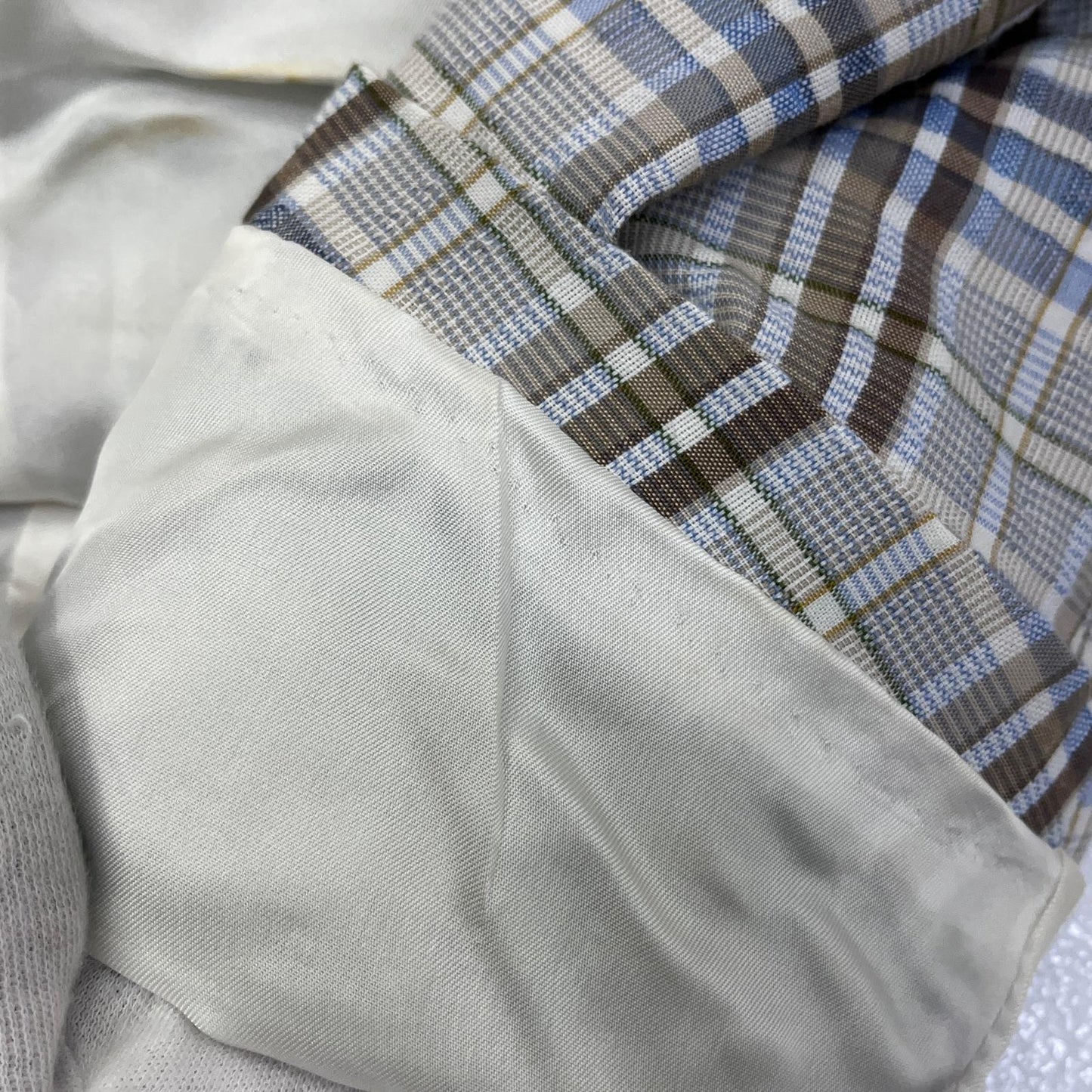【中古】 cotton check tailored jacket テーラードジャケット G70800 サイズ：50【加古川店】