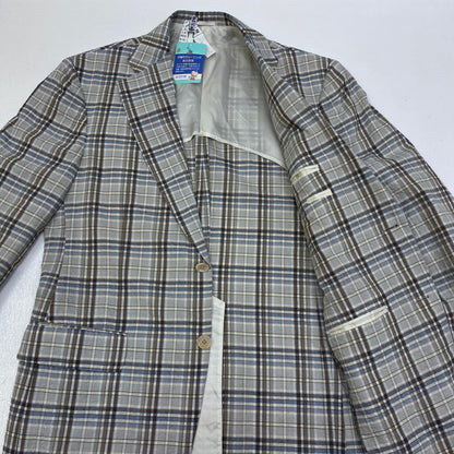【中古】 cotton check tailored jacket テーラードジャケット G70800 サイズ：50【加古川店】