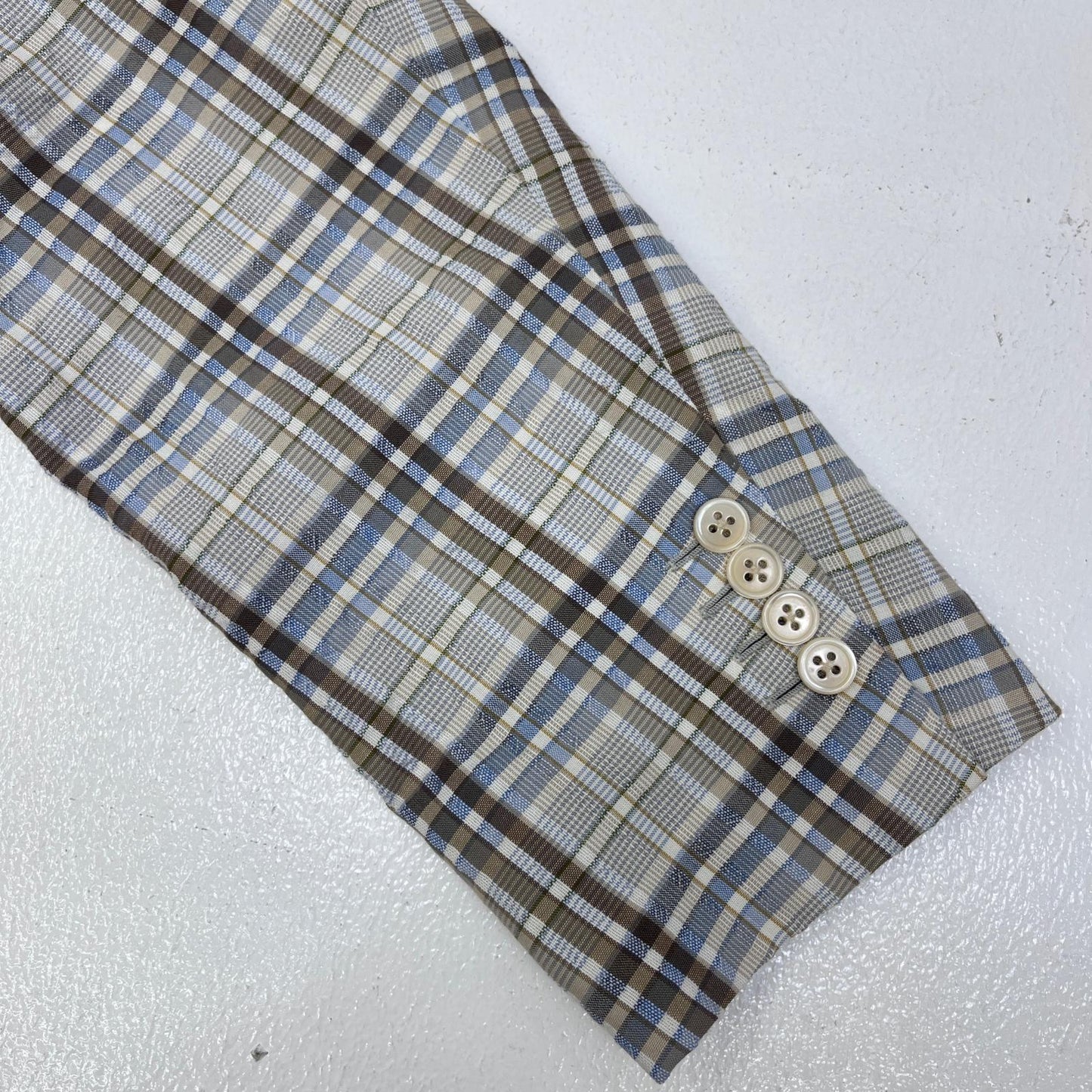 【中古】 cotton check tailored jacket テーラードジャケット G70800 サイズ：50【加古川店】
