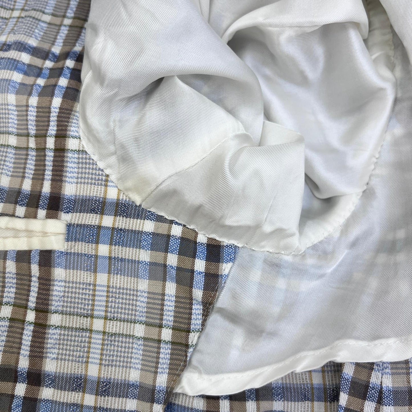 【中古】 cotton check tailored jacket テーラードジャケット G70800 サイズ：50【加古川店】
