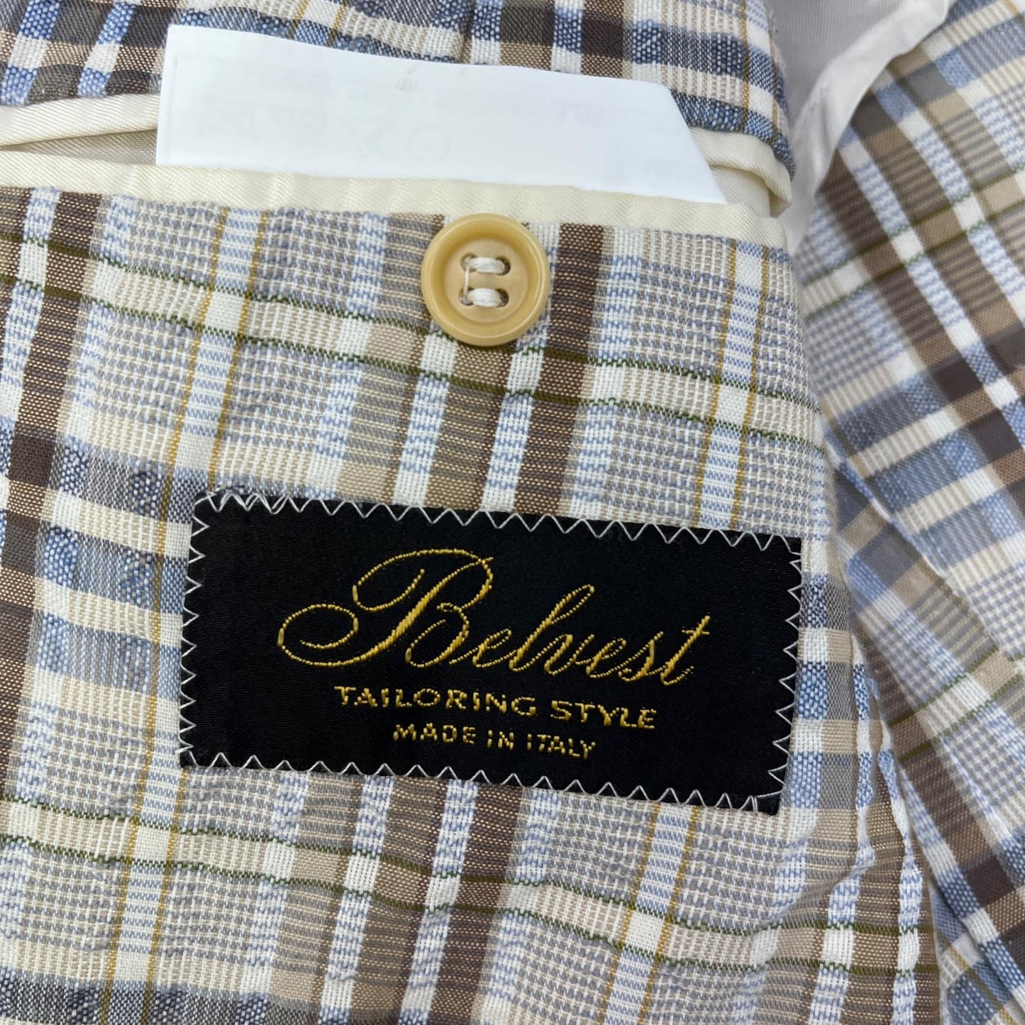 【中古】 cotton check tailored jacket テーラードジャケット G70800 サイズ：50【加古川店】