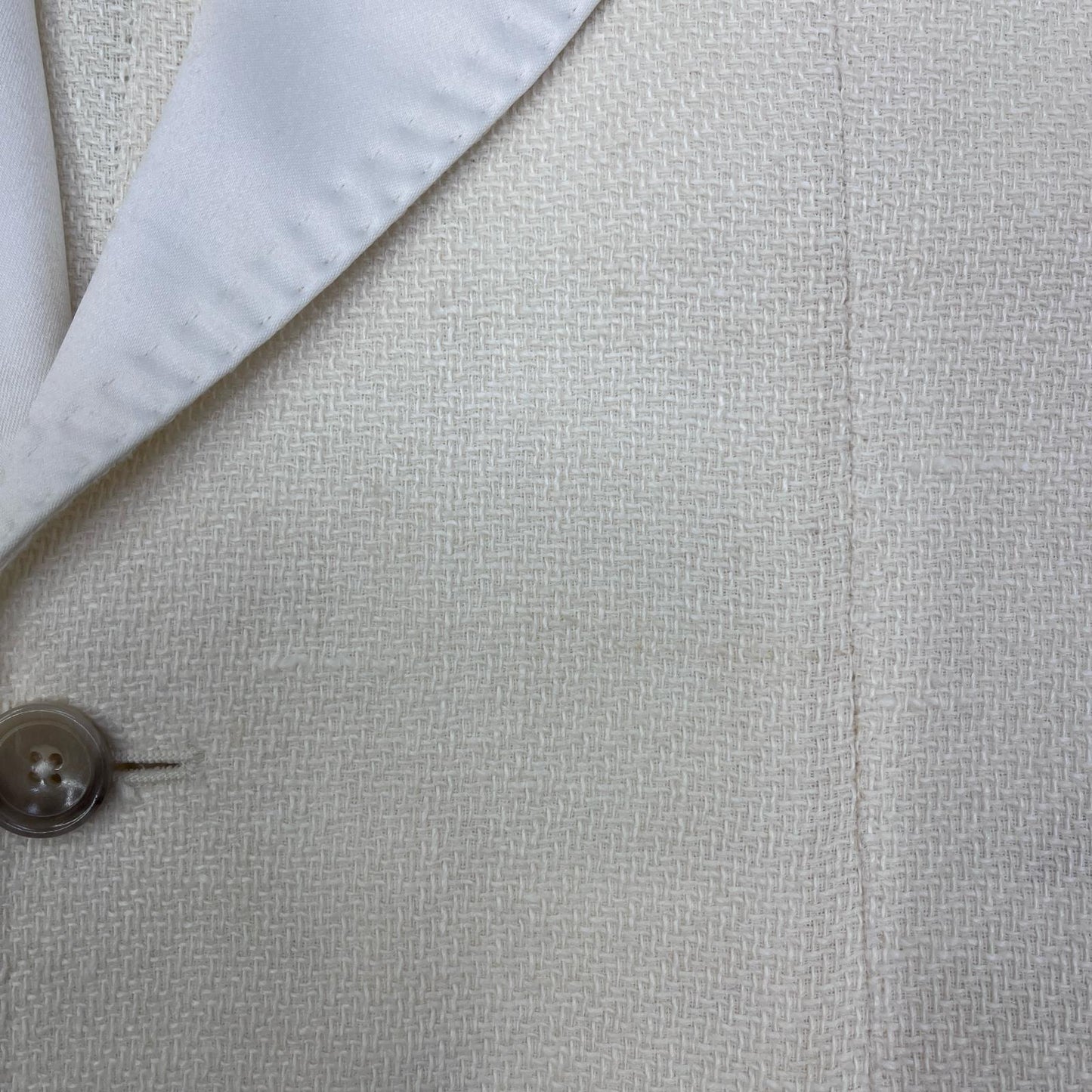 【中古】TAGLIATORE | タリアトーレ linen tailored jacket テーラードジャケット k-l18a-34ueg122 x1356 ホワイト サイズ：48【加古川店】