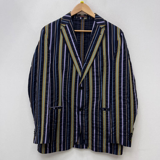 【中古】ETRO | エトロ cotton stripe tailored jacket テーラードジャケット 071-11812-1580 サイズ：50【加古川店】