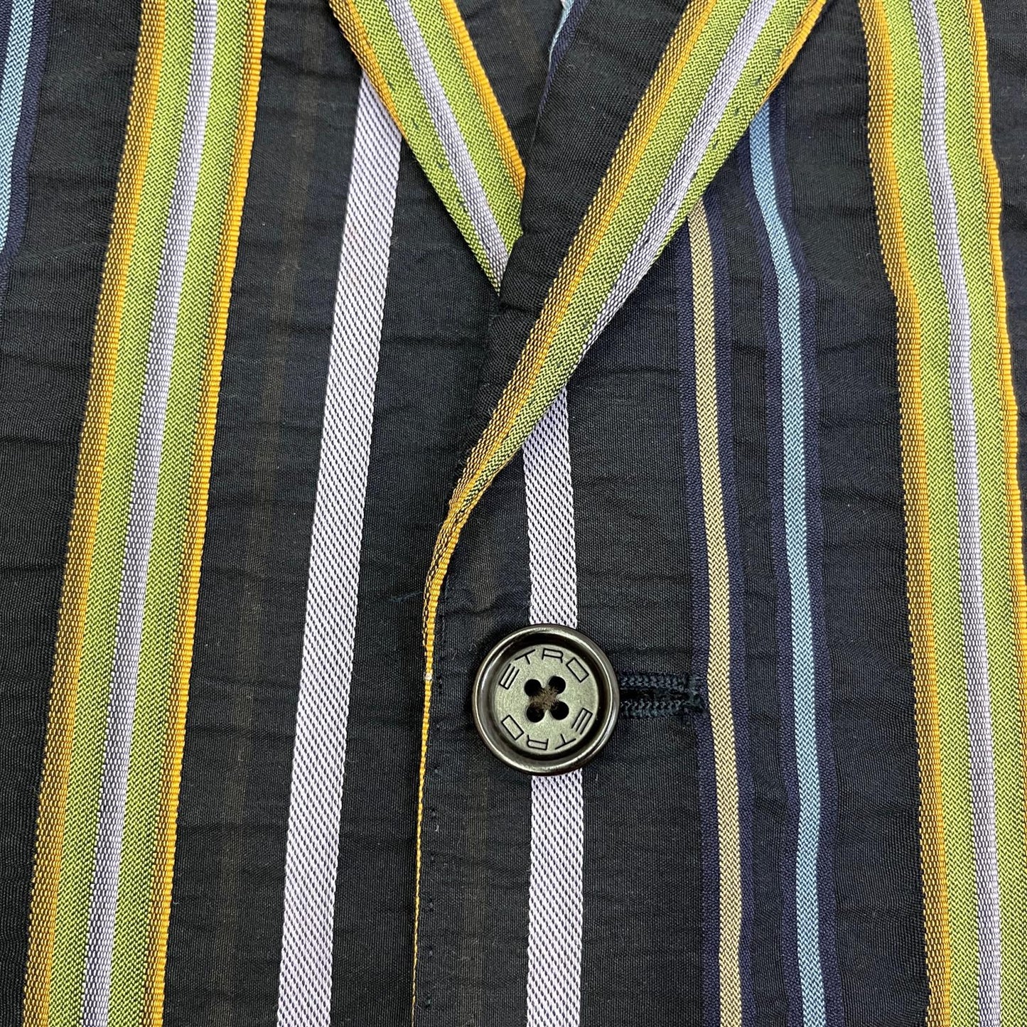 【中古】ETRO | エトロ cotton stripe tailored jacket テーラードジャケット 071-11812-1580 サイズ：50【加古川店】