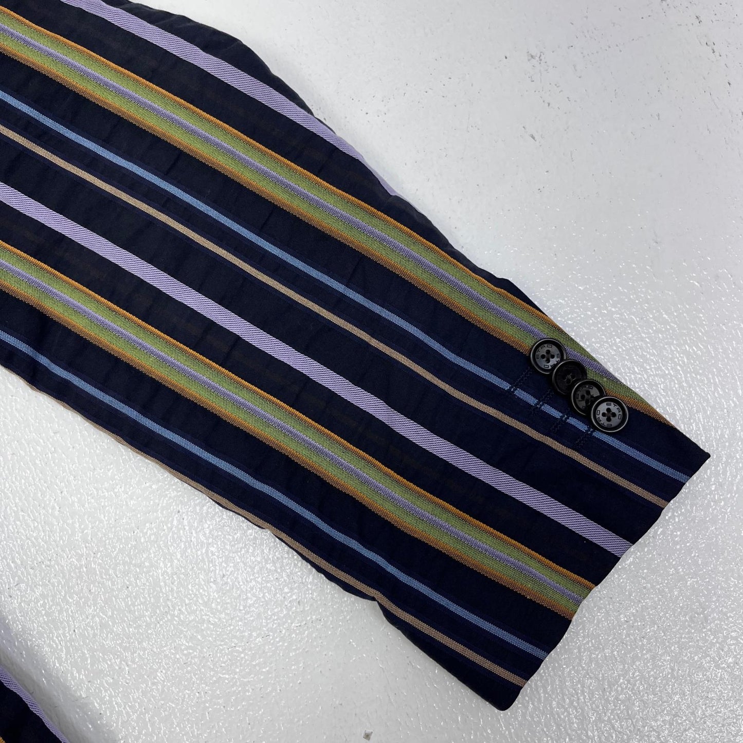 【中古】ETRO | エトロ cotton stripe tailored jacket テーラードジャケット 071-11812-1580 サイズ：50【加古川店】