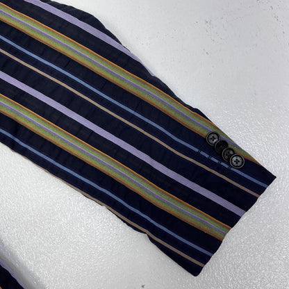 【中古】ETRO | エトロ cotton stripe tailored jacket テーラードジャケット 071-11812-1580 サイズ：50【加古川店】