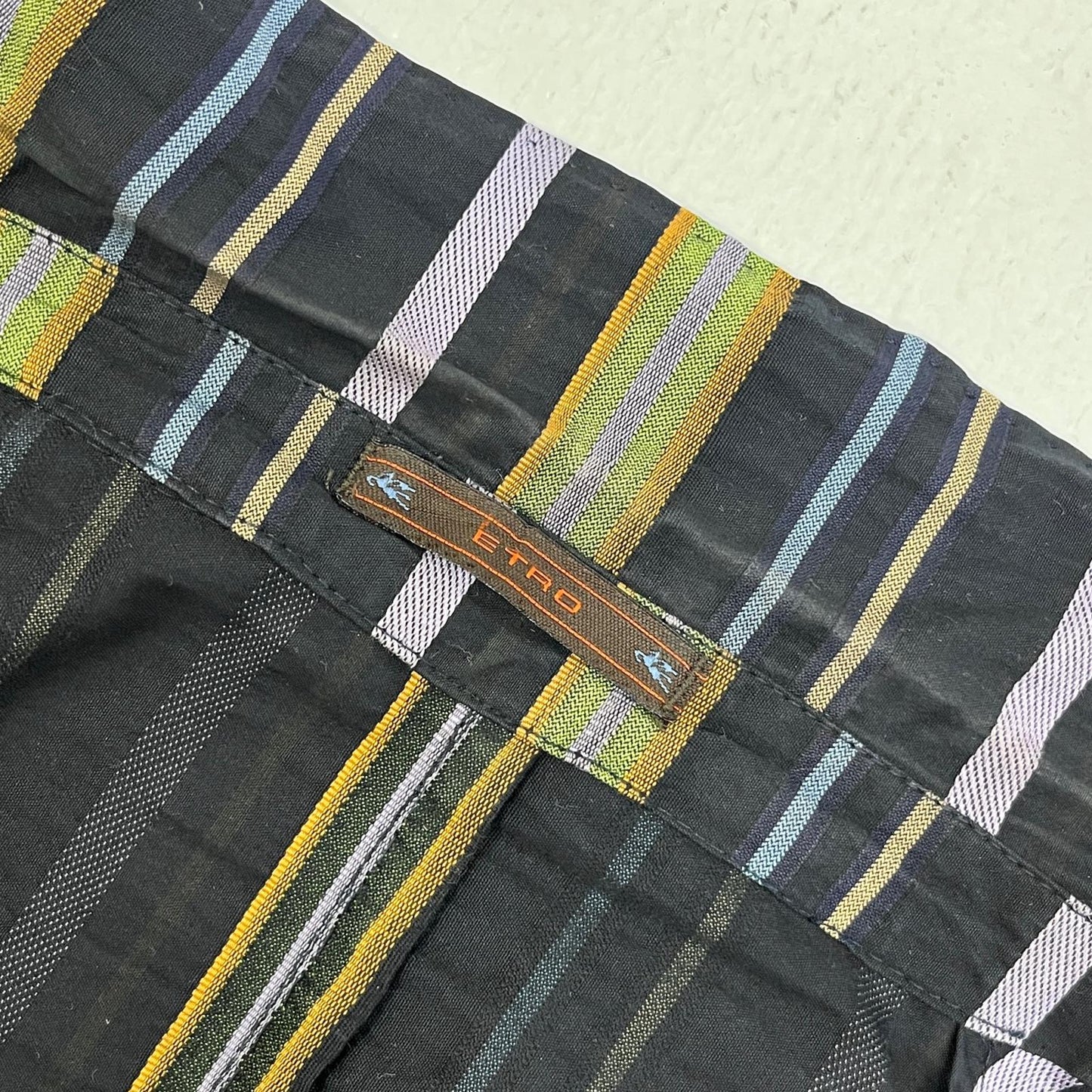 【中古】ETRO | エトロ cotton stripe tailored jacket テーラードジャケット 071-11812-1580 サイズ：50【加古川店】