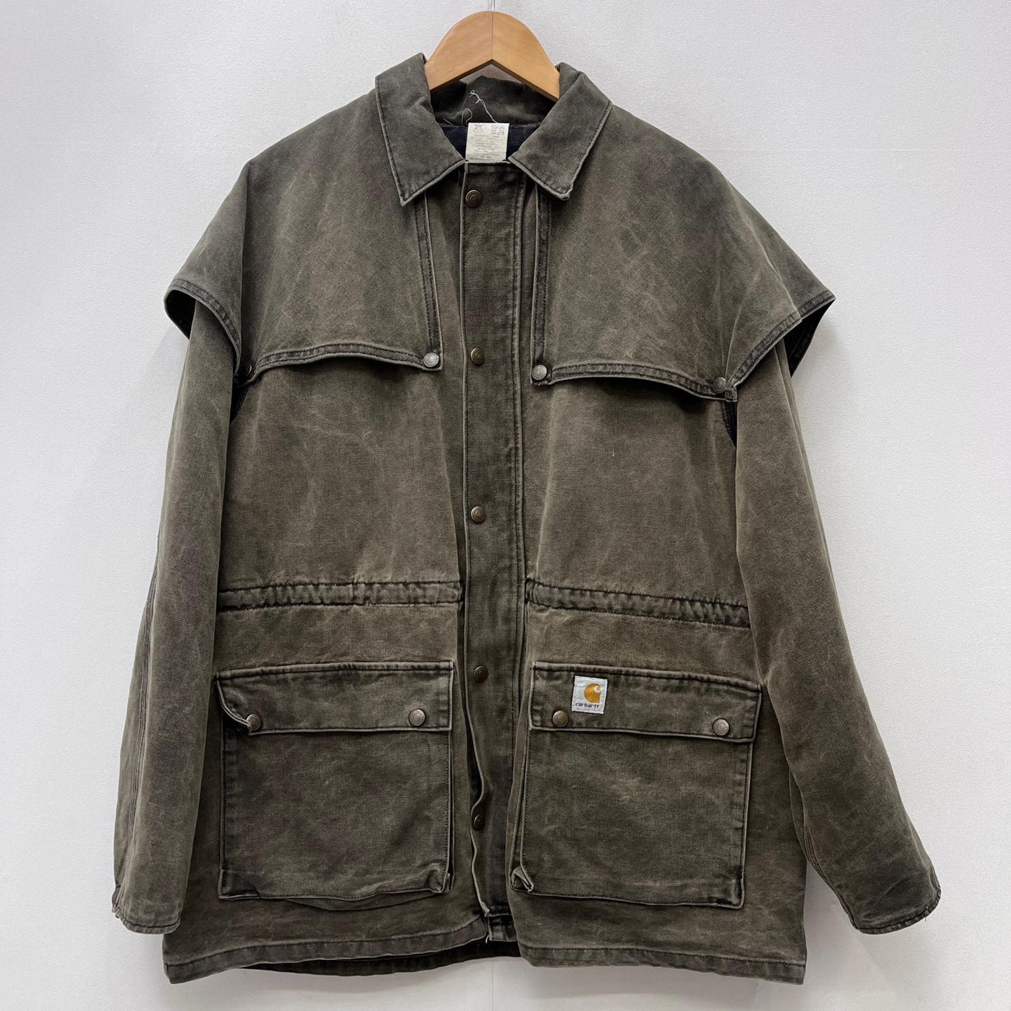 【中古】Carhartt | カーハート ?umbrella cape coat jacket ブルゾン CW043 グレー サイズ：L【加古川店】