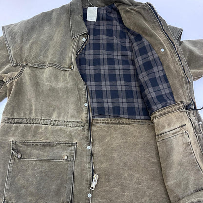 【中古】Carhartt | カーハート ?umbrella cape coat jacket ブルゾン CW043 グレー サイズ：L【加古川店】