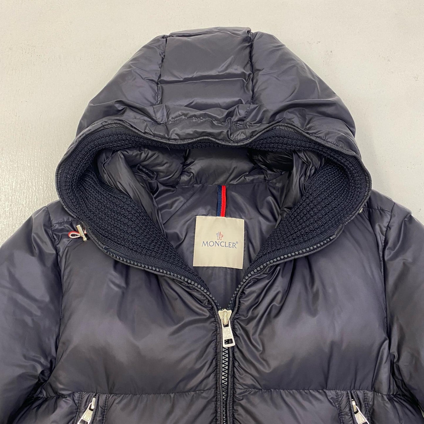 【中古】MONCLER | モンクレール GLEB ダウンジャケット F20911A20600 ネイビー サイズ：1【加古川店】