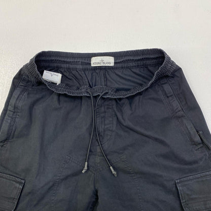 【中古】STONE ISLAND | ストーンアイランド SI CARGO PANTS カーゴパンツ 731531710 ブラック【加古川店】