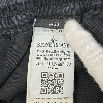 【中古】STONE ISLAND | ストーンアイランド SI CARGO PANTS カーゴパンツ 731531710 ブラック【加古川店】
