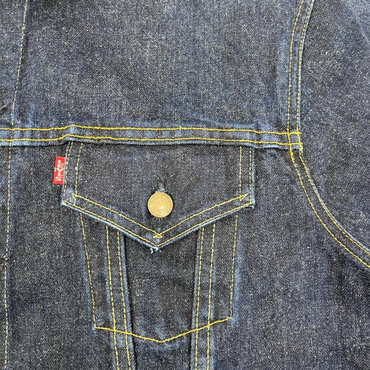 【中古】Levi's | リーバイス 3rd 米国製 ボタン裏555 BIGE デニム 70557-0006 インディゴ サイズ：44【加古川店】