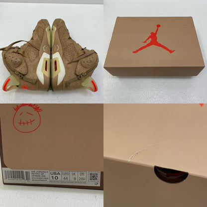 【中古】NIKE | ナイキ Travis Scott Air Jordan 6 スニーカー DH0690-200 ベージュ 28cm【加古川店】