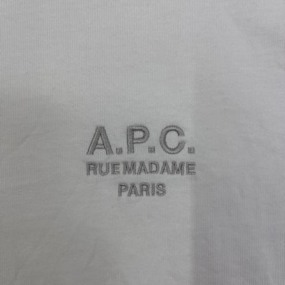 【中古】A.P.C | アーペーセー RUE MADAME TEE 半袖Ｔシャツ 25082-1-97891 ホワイト サイズ：L【加古川店】