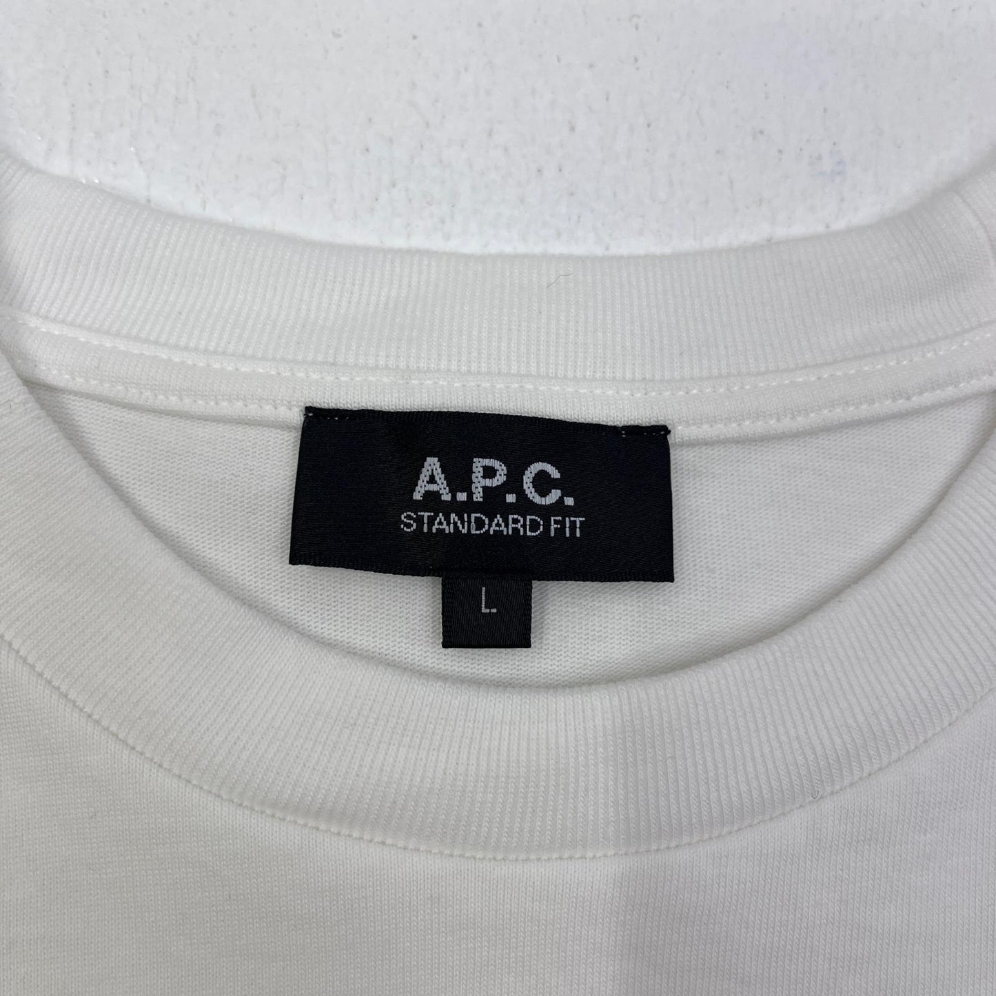 【中古】A.P.C | アーペーセー RUE MADAME TEE 半袖Ｔシャツ 25082-1-97891 ホワイト サイズ：L【加古川店】