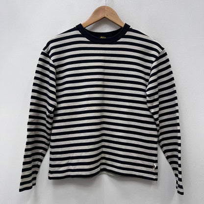【中古】A BATHING APE | アベイシングエイプ BORDER L/S T 長袖Ｔシャツ ホワイト サイズ：S【加古川店】