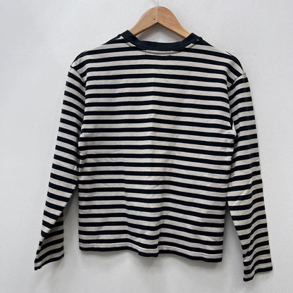 【中古】A BATHING APE | アベイシングエイプ BORDER L/S T 長袖Ｔシャツ ホワイト サイズ：S【加古川店】