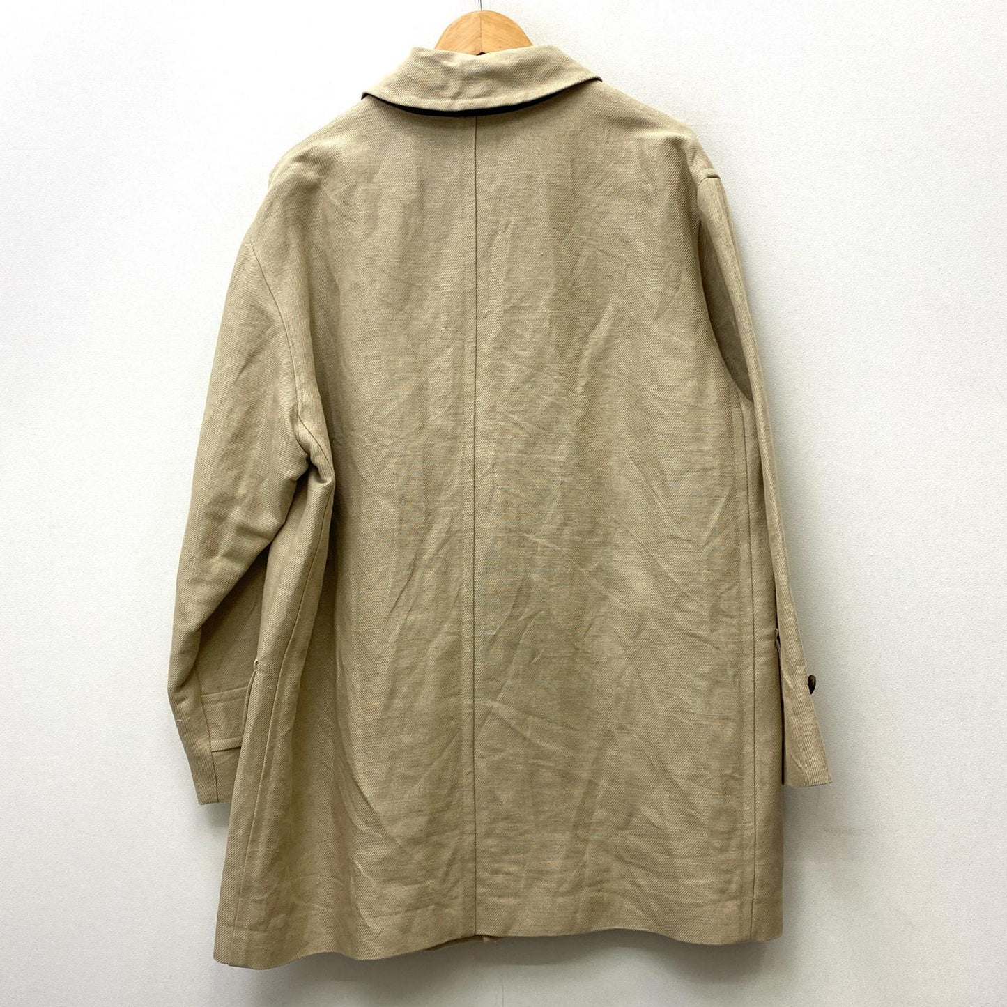 【中古】A.PRESSE | アプレッセ Linen Half Coat その他アウター 23SAP-01-06H ベージュ サイズ：3【加古川店】