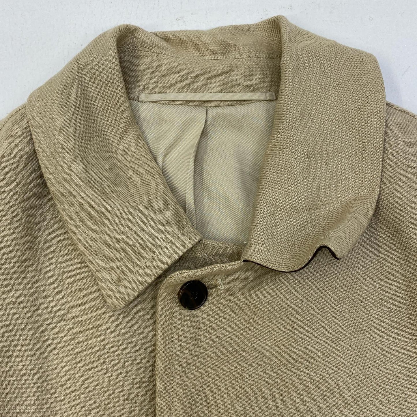 【中古】A.PRESSE | アプレッセ Linen Half Coat その他アウター 23SAP-01-06H ベージュ サイズ：3【加古川店】