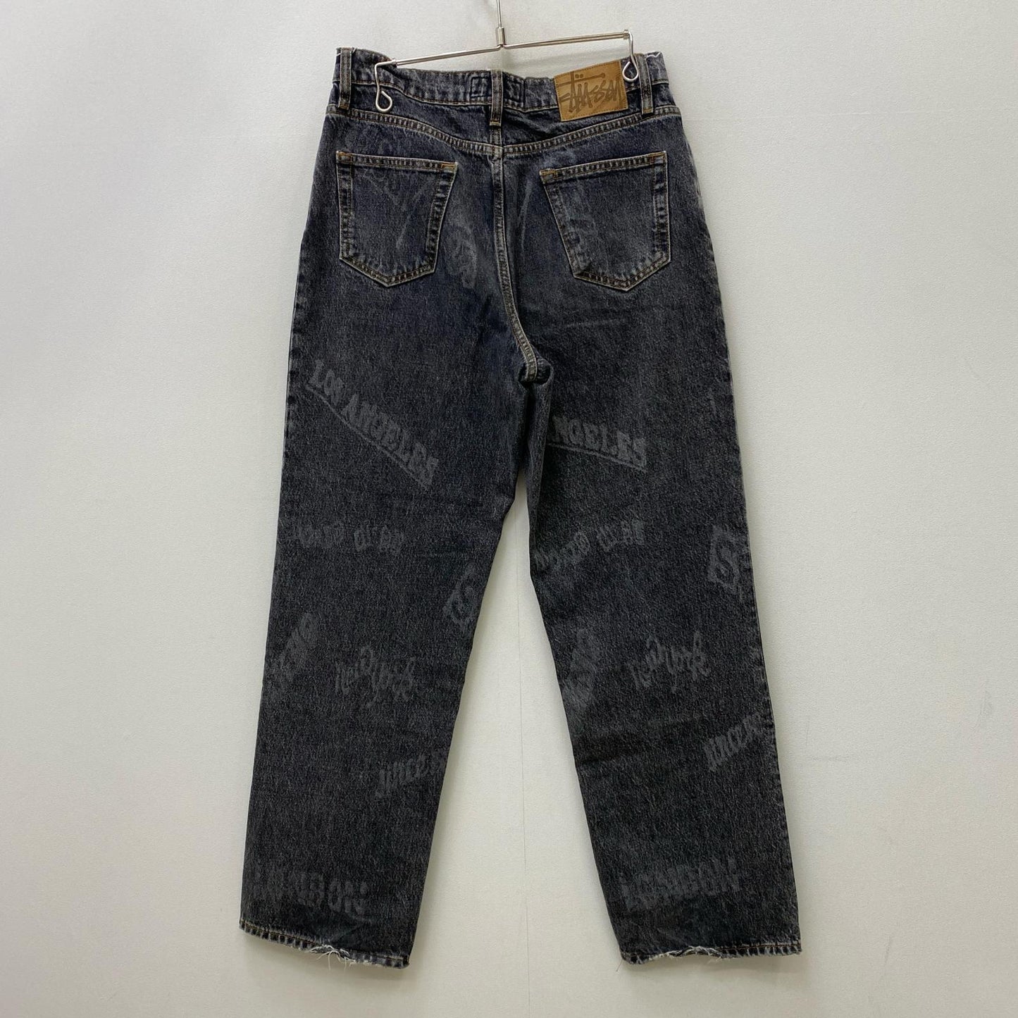 【中古】STUSSY | ステューシー WORLDWIDE BIG OL JEANS デニムパンツ 116613 ブラック サイズ：28【加古川店】