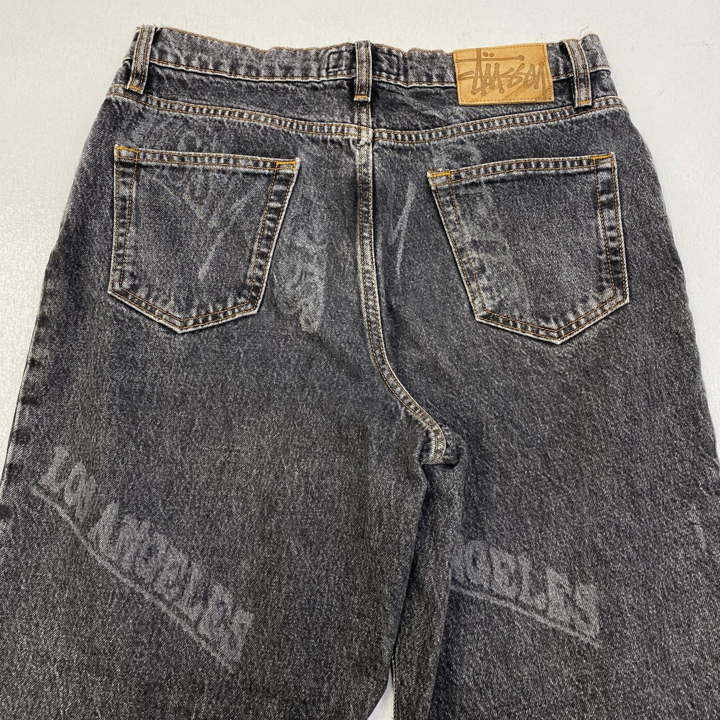 【中古】STUSSY | ステューシー WORLDWIDE BIG OL JEANS デニムパンツ 116613 ブラック サイズ：28【加古川店】