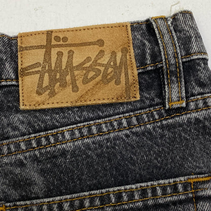 【中古】STUSSY | ステューシー WORLDWIDE BIG OL JEANS デニムパンツ 116613 ブラック サイズ：28【加古川店】