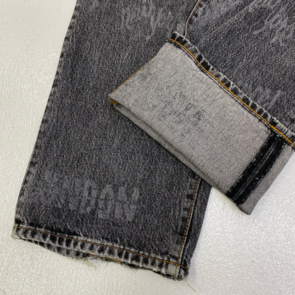 【中古】STUSSY | ステューシー WORLDWIDE BIG OL JEANS デニムパンツ 116613 ブラック サイズ：28【加古川店】