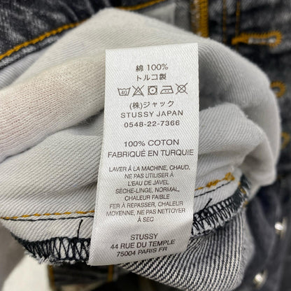 【中古】STUSSY | ステューシー WORLDWIDE BIG OL JEANS デニムパンツ 116613 ブラック サイズ：28【加古川店】