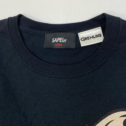 【中古】SAPEur | サプール GREMLINS L/S TEE 長袖Ｔシャツ ブラック サイズ：L【加古川店】
