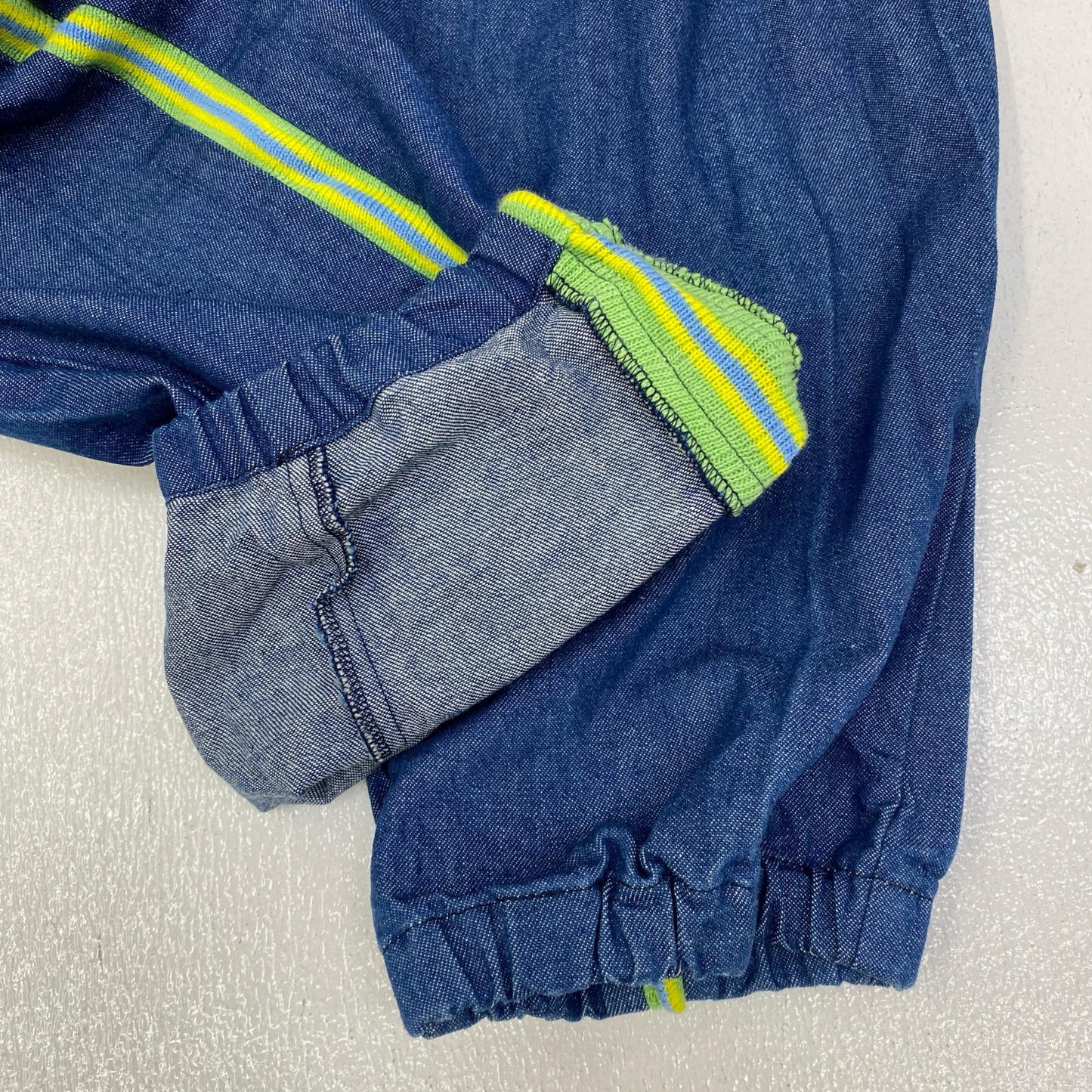 【中古】FACETASM | ファセッタズム Rib Denim Pants デニムパンツ WDS-PT-U01 インディゴ サイズ：5【加古川店】
