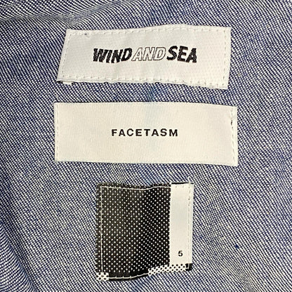 【中古】FACETASM | ファセッタズム Rib Denim Pants デニムパンツ WDS-PT-U01 インディゴ サイズ：5【加古川店】