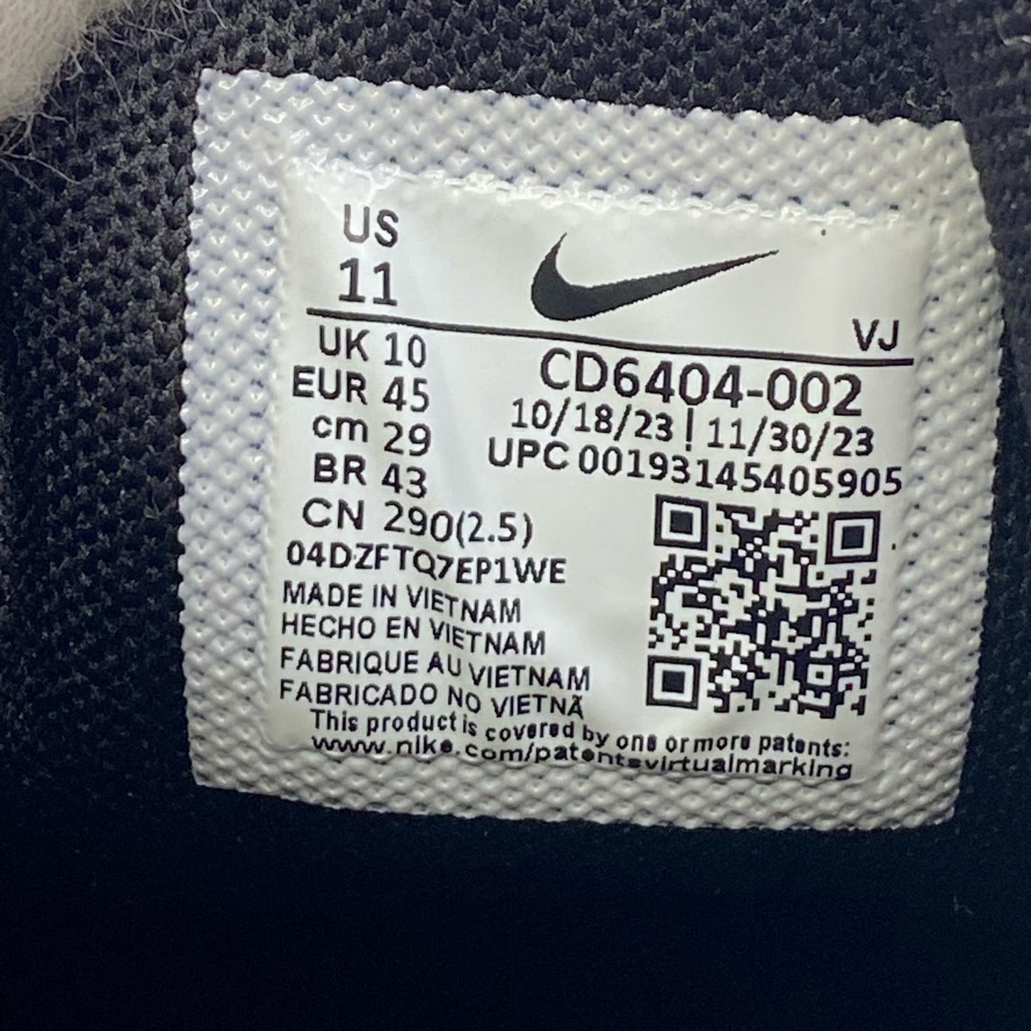 【中古】NIKE | ナイキ P-6000 スニーカー CD6404-002 ブラック 29cm【加古川店】