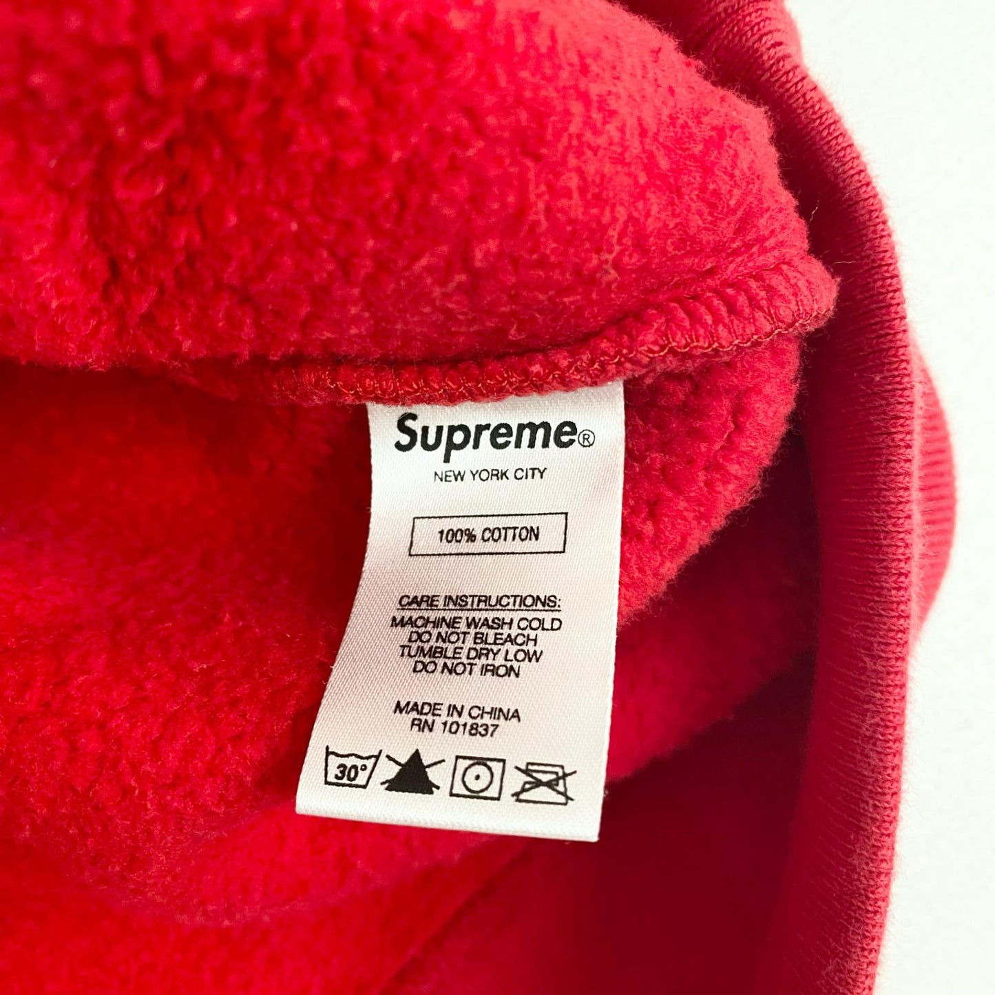 Supreme | シュプリーム Zip Pouch Hooded プルオーバーパーカー レッド Mサイズ パーカー レッド サイズ：M