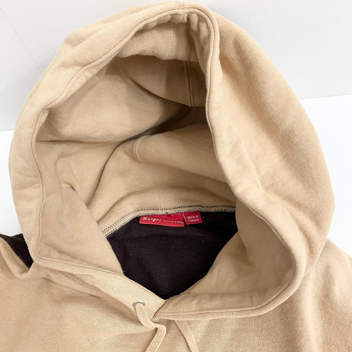 Supreme | シュプリーム S Logo Split Hooded Sweatshirt プルオーバーパーカー ベージュ Mサイズ 21FW パーカー ベージュ サイズ：M