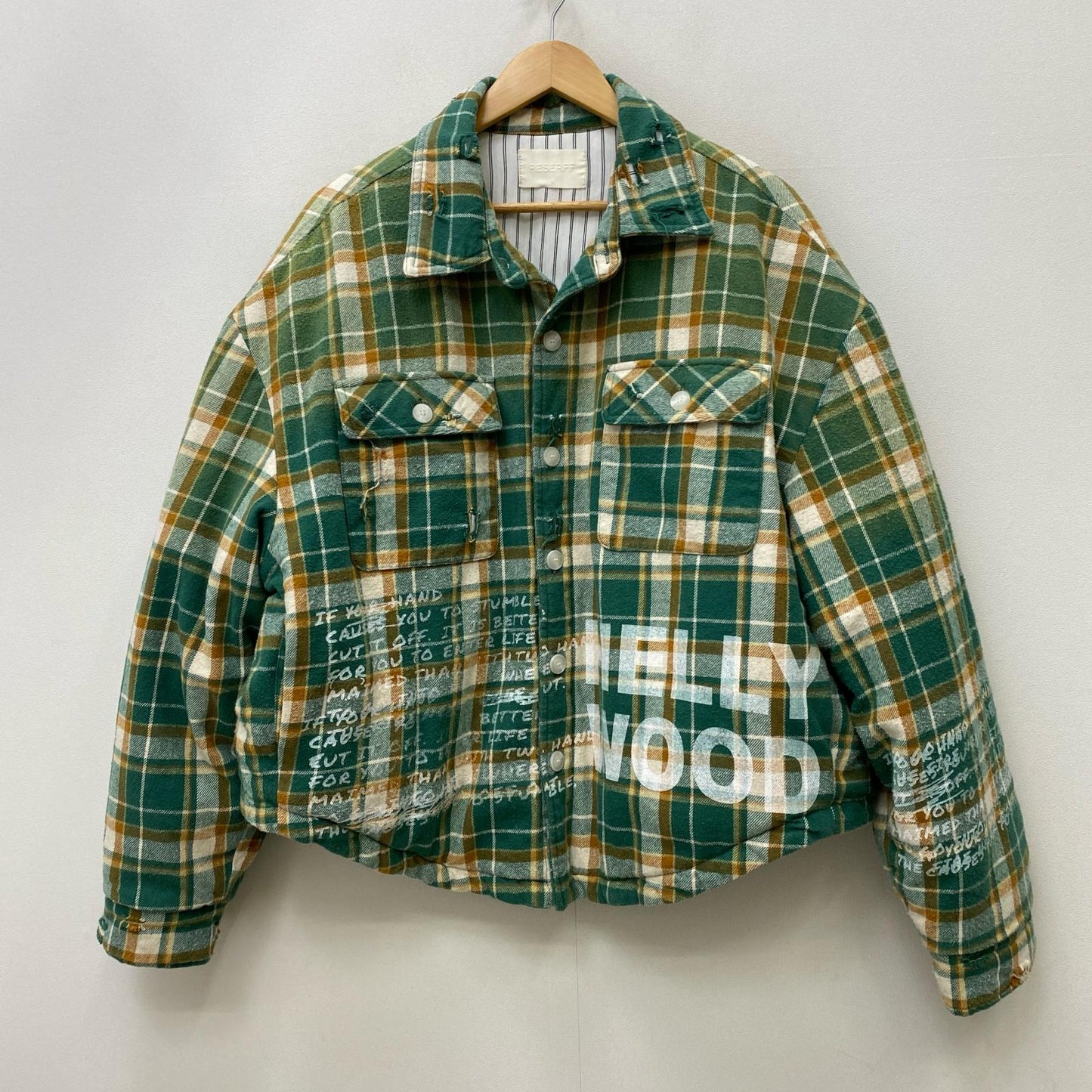 【中古】 RESERFF DISTRESSED DESTROYED COTTON COAT テーラードジャケット サイズ：M【加古川店】