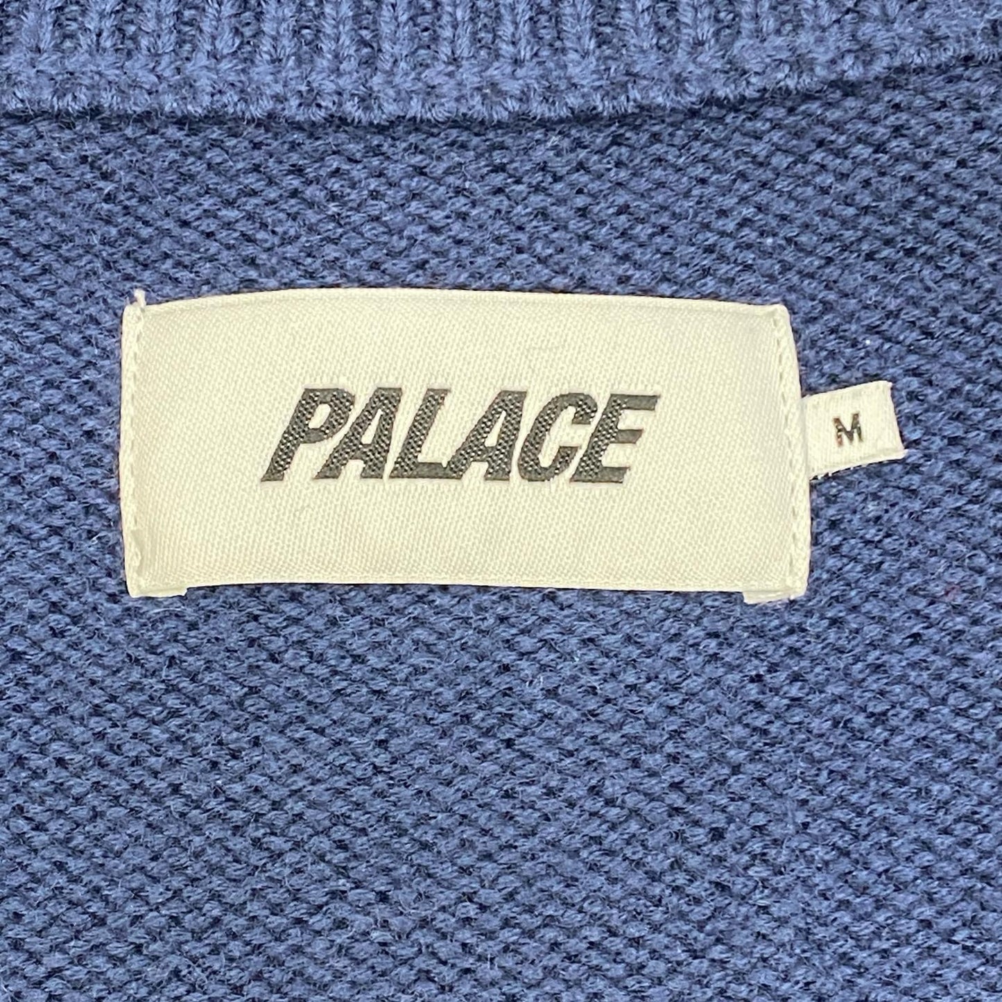 【中古】PALACE SKATEBOARDS | パレススケートボード arch funnel knit ニット ネイビー サイズ：M【加古川店】