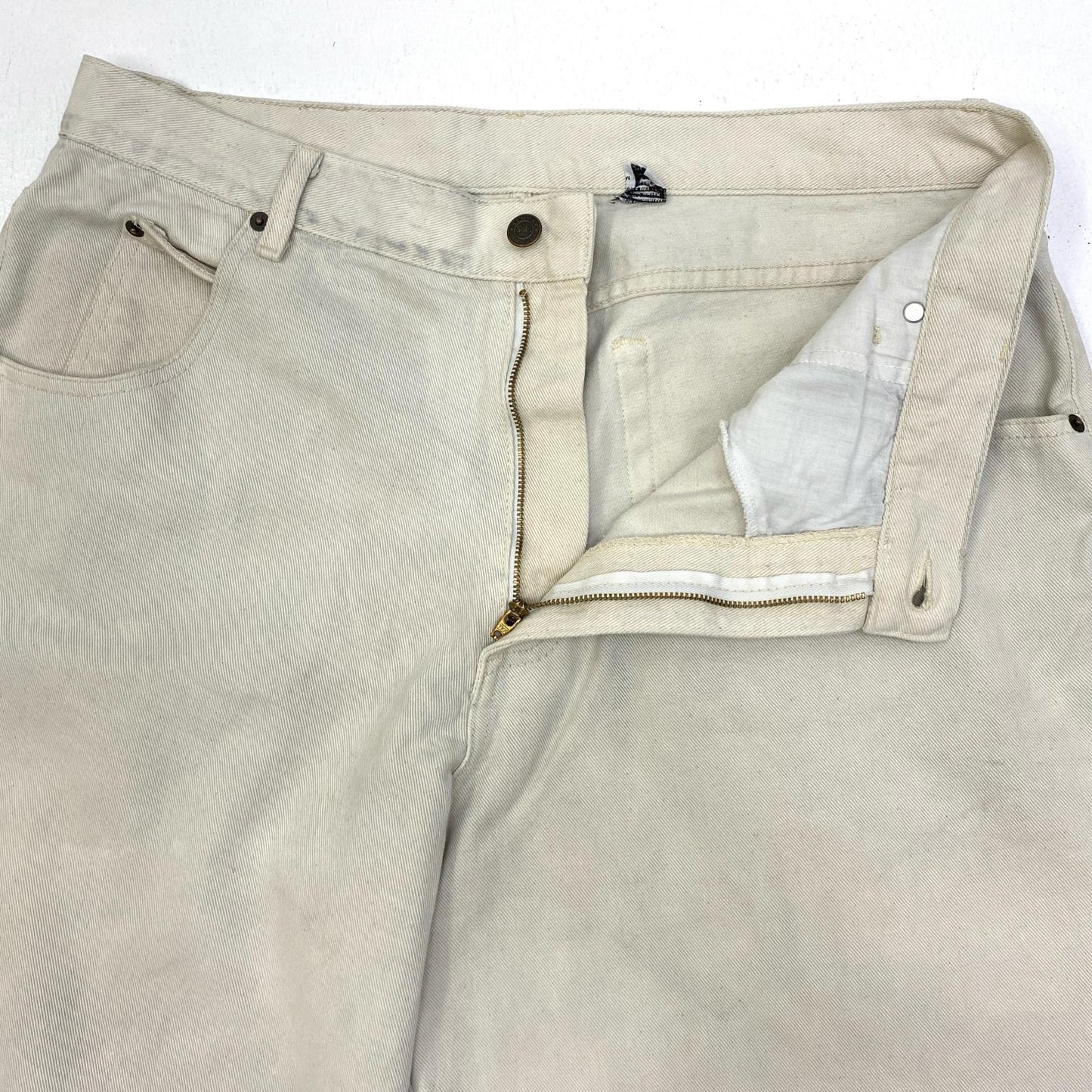 【中古】 BAGGY PANT デニムパンツ ベージュ サイズ：40【加古川店】