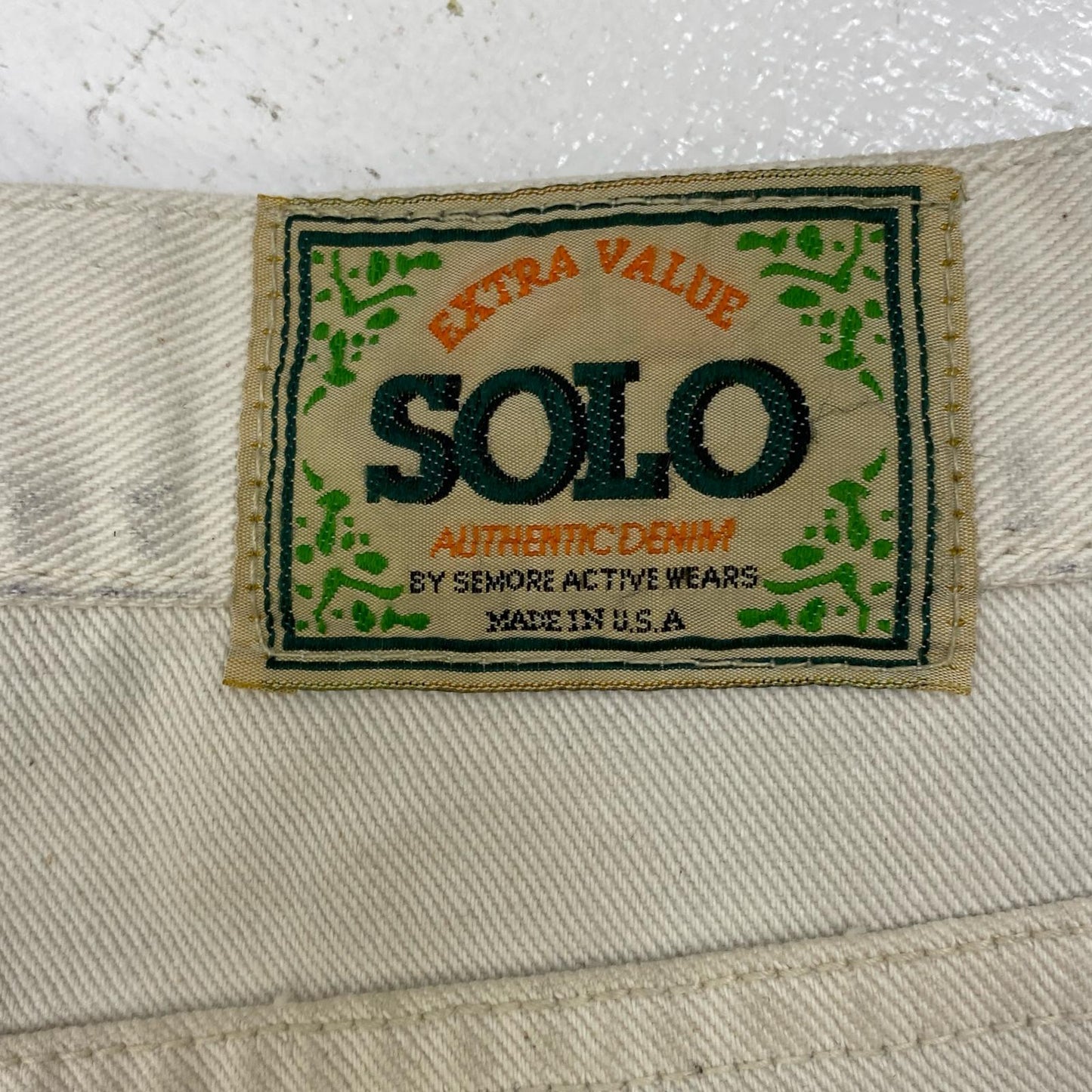 【中古】 BAGGY PANT デニムパンツ ベージュ サイズ：40【加古川店】
