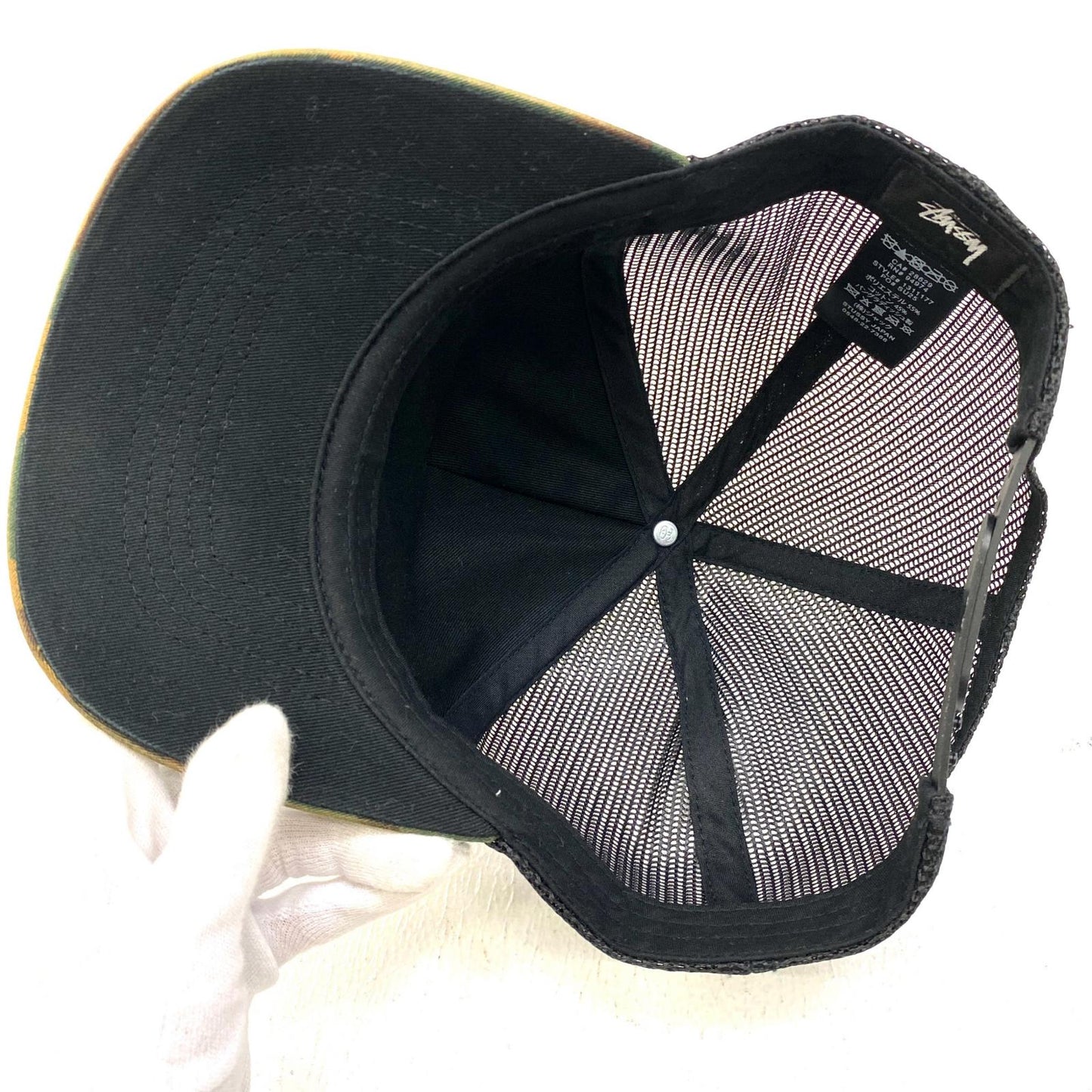 【中古】STUSSY | ステューシー trucker international snapback キャップ ブラック【加古川店】