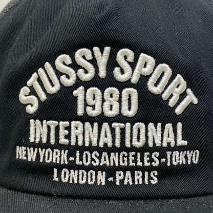 【中古】STUSSY | ステューシー trucker international snapback キャップ ブラック【加古川店】