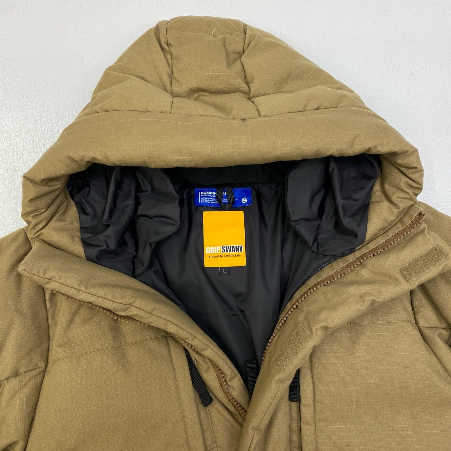 【中古】GRIP SWANY | グリップスワニー ダウンジャケット GLMP-JKT01 ベージュ サイズ：L【加古川店】