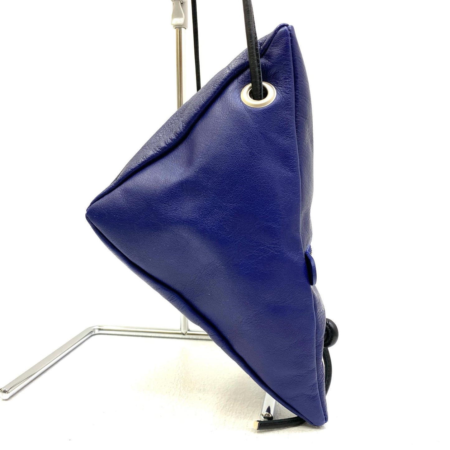 【中古】 KAWAKAWA 日本製 Pyramid Pochette ショルダーバッグ ブルー【加古川店】