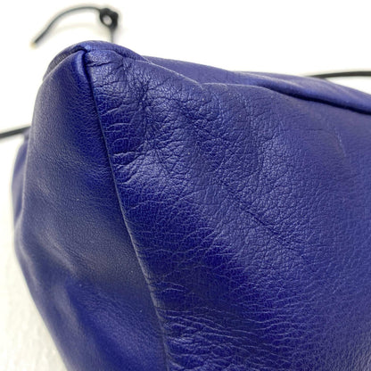 【中古】 KAWAKAWA 日本製 Pyramid Pochette ショルダーバッグ ブルー【加古川店】