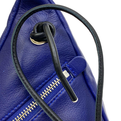 【中古】 KAWAKAWA 日本製 Pyramid Pochette ショルダーバッグ ブルー【加古川店】